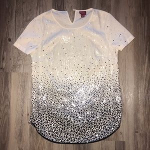Merona sequin embellished blouse